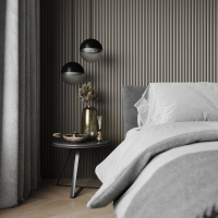 Стеновая панель из ЛДФ Ultrawood арт. UW 01 i (2000 х 240 х 14 мм.) - 3D панель