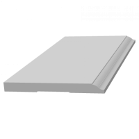 Плинтус напольный из ЛДФ Ultrawood  Base 0008 (2440 x 134 x 12 мм.)