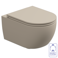 Чаша подвесного унитаза биколор GSG Ceramic Design Like LKWCSOBI000/034, White/Sabbia Matt LKWCSOBI000/034