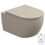 Чаша подвесного унитаза со смывом Smart Clean GSG Ceramic Design Like LKWCSO034, Sabbia Matt LKWCSO034