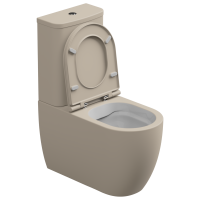 Чаша напольного унитаза биколор GSG Ceramic Design Like LKMBLBI000/034P, White/Sabbia Matt LKMBLBI000/034P