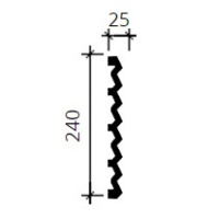 Стеновая панель 6.59.803-280 из композита (Дюрополимер) Европласт - 3D панель