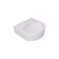 Раковина подвесная 45х44 см GSG Ceramic Design Like LKLAVBW45000, белый глянцевый LKLAVBW45000