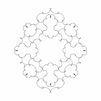 Розетка RODECOR 87102br потолочная из полимерного гипса - Готовое решение Rodecor из элементов