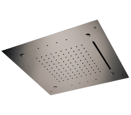 Верхний душ потолочный с подсветкой 50 см Remer INOX SS357RS50NC SS357RS50NC