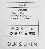 Обои Decaro Wallcoverings Pure Silk&Linen ARL016