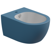 Биде подвесное биколор GSG Ceramic Design Like LKBISOBI000/027, White/Denim Matt LKBISOBI000/027