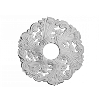 Розетка потолочная с рисунком  1.56.003 из полиуретана Европласт - Орнаментальная розетка