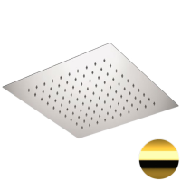 Верхний душ потолочный 34 см Remer 357EFS34DO, золото глянцевое 357EFS34DO