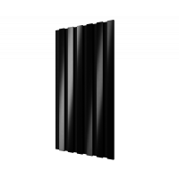 Комплект акуст.панелей, черный войлок, 600х300х19мм, рейки ЭКОПОЛИМЕР, черное зеркало/2шт.