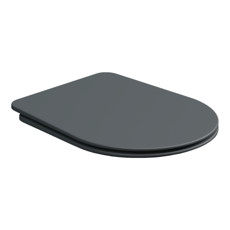 Крышка с сиденьем для подвесного унитаза с микролифтом GSG Ceramic Design Hit! HICOPRSLTICR028, Ebano Matt HICOPRSLTICR028