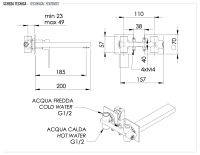 Смеситель для раковины Remer Q-Design QD15P QD15P