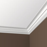 Карниз из полиуретана 1.50.161 Европласт - Плинтус потолочный