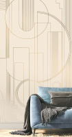 Арт. L553-COL2-GOLD | Панно Lines