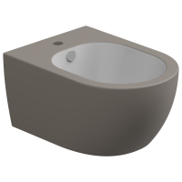 Биде подвесное биколор GSG Ceramic Design Like LKBISOBI000/030, White/Cashmere Matt LKBISOBI000/030