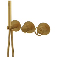 Смеситель для душа Remer Chrono CH97D3PBG, золото брашированное CH97D3PBG