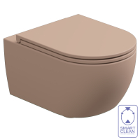 Чаша подвесного унитаза биколор GSG Ceramic Design Like LKWCSOBI000/032, White/Cipria Matt LKWCSOBI000/032