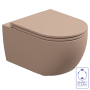Чаша подвесного унитаза биколор GSG Ceramic Design Like LKWCSOBI000/032, White/Cipria Matt LKWCSOBI000/032
