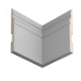 Плинтус напольный из ЛДФ Ultrawood  Base 5272 (2440 x 160 x 15 мм.)