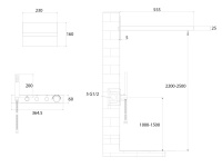 Душевая система ABBER Rund AF8752SP скрытого монтажа без излива, термостат, сатин