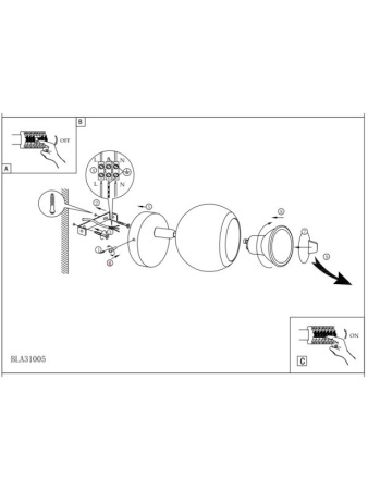 Спот светодиодный BIMEDA 31005