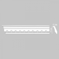 Плинтус потолочный с рисунком  95112