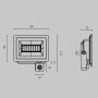 Прожектор Maytoni Flood 230V 30W IP65 6500K FL001-L30B6KSR