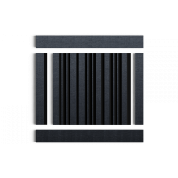 Стеновая панель из дюрополимера HIWOOD LV121 BK114K - 3D Панель