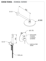 Душевая система Remer X Style X09S02O X09S02O