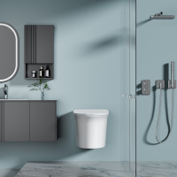 Унитаз ABBER Bequem AC1124P подвесной белый с импульсным смывом