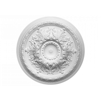 Розетка потолочная с рисунком  1.56.054 из полиуретана Европласт - Орнаментальная розетка