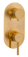 Смеситель для душа Remer X Style X92KBBG, золото брашированное X92KBBG