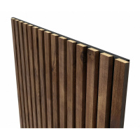 Акустические стеновые панели, 1200х600 мм, войлок, рейки МДФ, дуб старинный натуральный