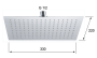 Верхний душ с шарнирным соединением 33x22 см Remer 357UFRX 357UFRX