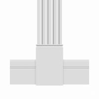 Декоративный элемент нижний из ЛДФ Ultrawood  D 4400 (165x250x18)