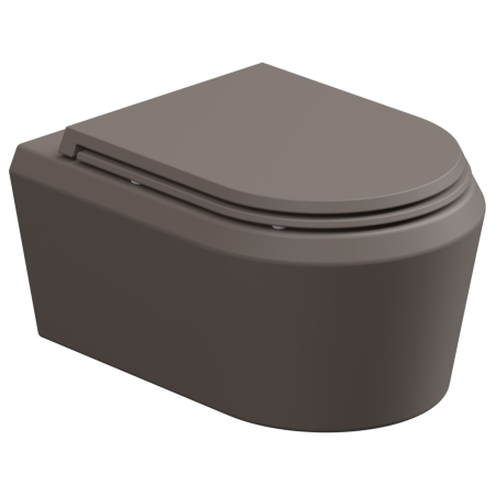 Чаша подвесного унитаза GSG Ceramic Design Cruise CRWCSO029, Tortora Matt CRWCSO029