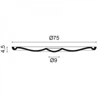 R27 Розетка потолочная с рисунком Orac Decor из полиуретана - Орнаментальная розетка