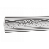 Карниз из полиуретана 1.50.205 Европласт - Плинтус потолочный с рисунком