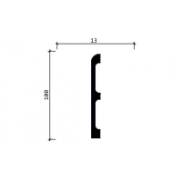Плинтус напольный из дюрополимера DD707 Decor-Dizayn