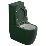 Чаша напольного унитаза биколор GSG Ceramic Design Like LKMBLBI000/036P, White/Smeraldo Matt LKMBLBI000/036P