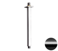 Кронштейн потолочный для верхнего душа 30 см Remer 347S30CFP, черный брашированный хром 347S30CFP