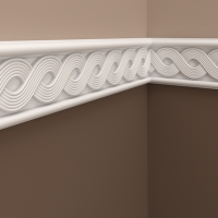 Молдинг гибкий из полиуретана 1.51.319 Европласт - Декоративный молдинг с рисунком