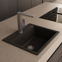 Кухонная мойка ABBER Quarz AQ2902B черная