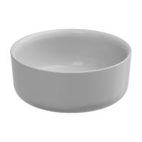 Раковина накладная 42 см GSG Ceramic Design Hit! HILAVRO42000, белый глянцевый HILAVRO42000