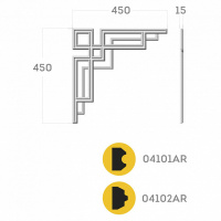 Угловой элемент RODECOR 03101AR