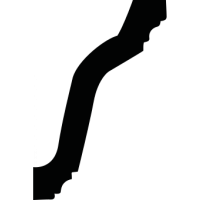 Карниз из полиуретана 1.50.279 Европласт - Плинтус потолочный с рисунком