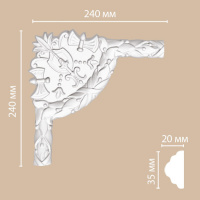 Угол DECOMASTER DP-8052A (240*240*25мм)
