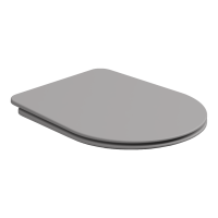 Крышка с сиденьем для подвесного унитаза с микролифтом GSG Ceramic Design Hit! HICOPRSLTICR038, Fumo Matt HICOPRSLTICR038