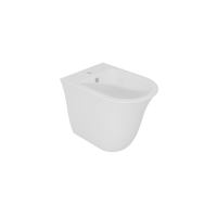 Биде приставное GSG Ceramic Design Flut FLBI01000, белый глянцевый FLBI01000