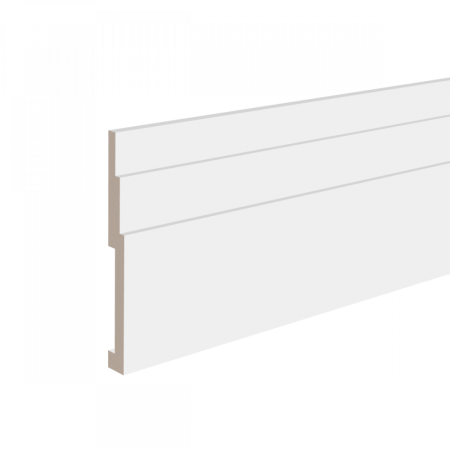 Плинтус напольный из ЛДФ Ultrawood арт. Base 2021 i (2000 х 200 х 21 мм)